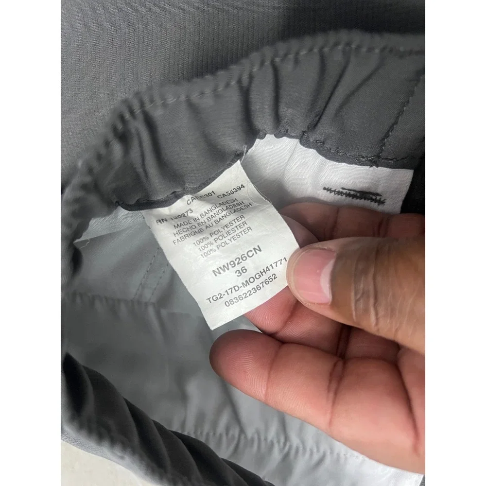 Wrangler Hybrid Shorts Mens 36 Gray Side Elastic Stretch Performance Outdoor